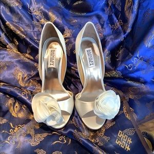 White Badgley Mischka Heels